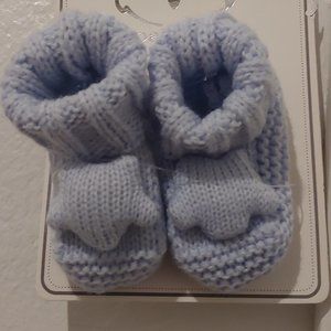 Knitted booties